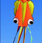 3D 4M Large Octopus Kite with Handle Line Children Outdoor Summer Game Professional Stunt Software Power Beach Kite Kids Toy