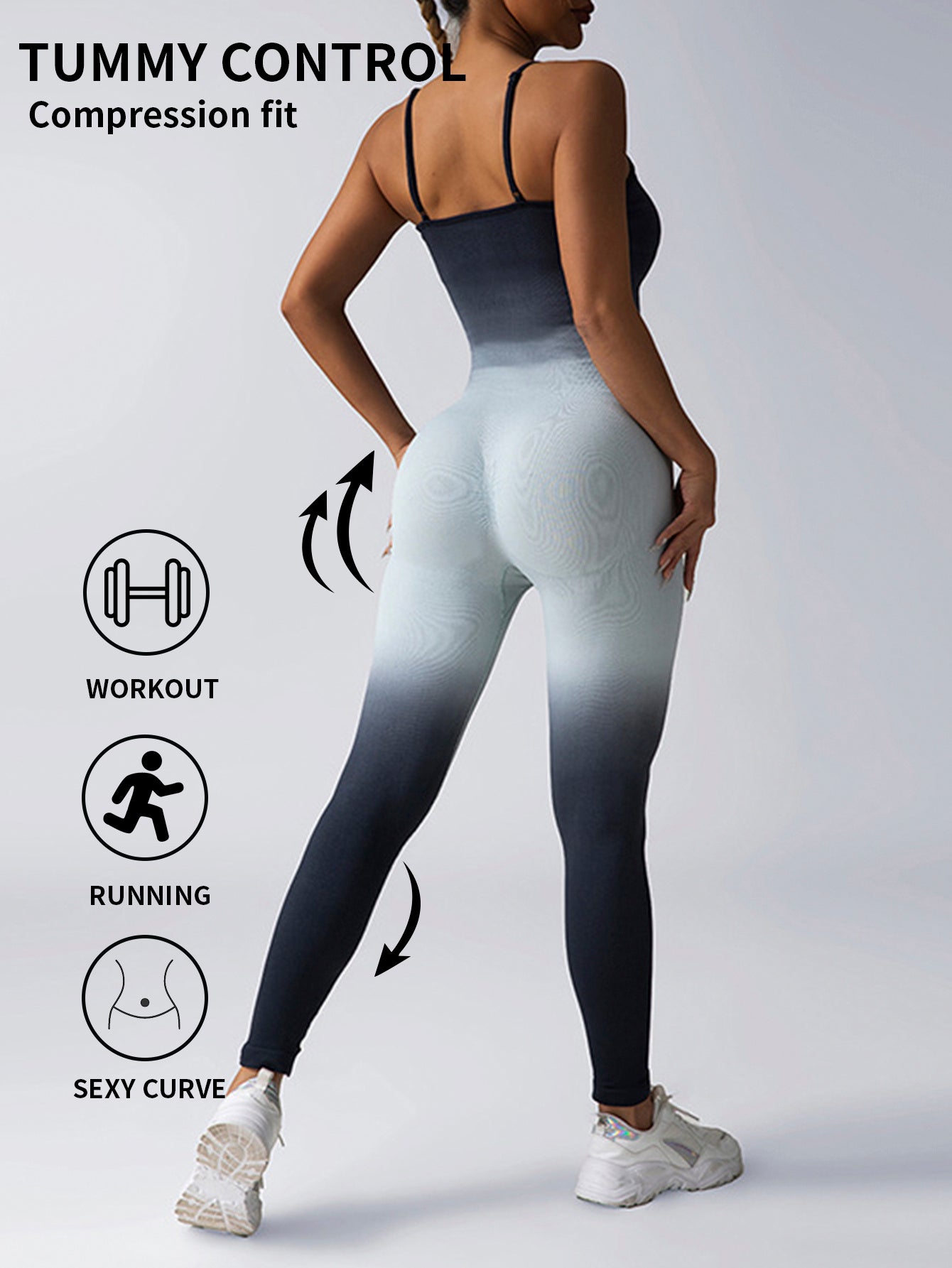 Umpsuit For Women Workout Seamless Jumpsuits