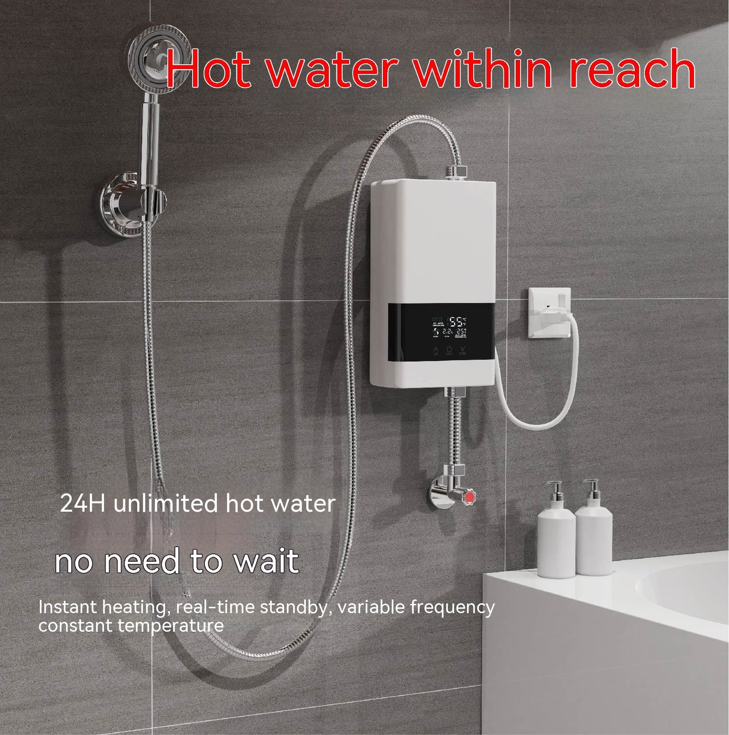 Household Quick-heating Water Heater Kitchen Shower Small Constant Temperature